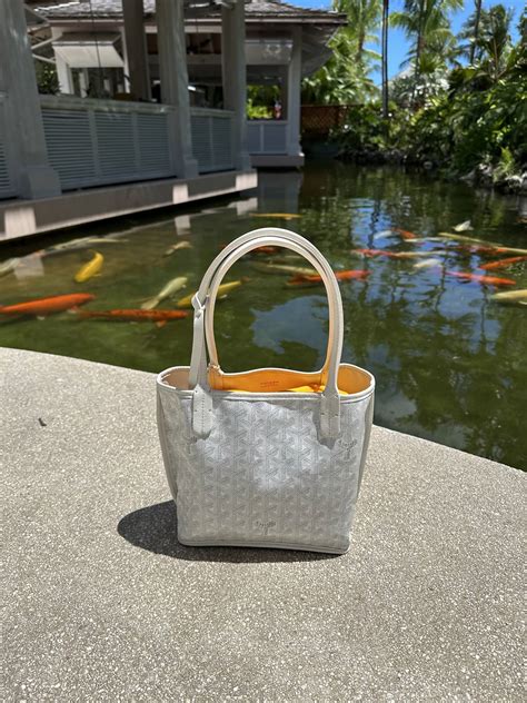 goyard mini white